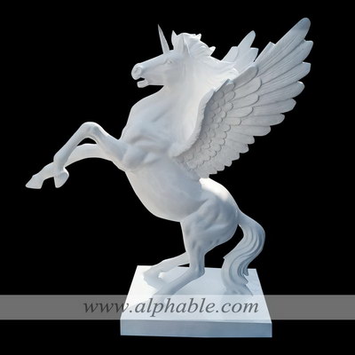 Fiberglass flying horse sculpture FBA-014
