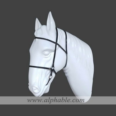 Fiberglass horse bust sculpture FBA-030