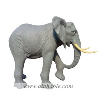 Fiberglass elephant sculpture FBA-086
