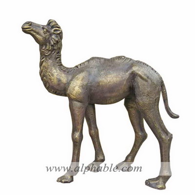 Fiberglass baby camel sculpture FBA-089