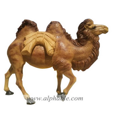 Fiberglass camel sculpture FBA-090