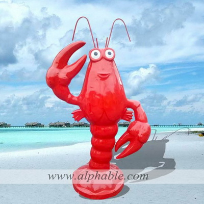 Fiberglass large lobster statue FBC-008