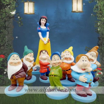 Large snow white and the 7 dwarves statues FBC-030