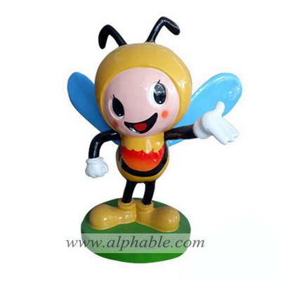 Fiberglass cartoon bee statue sculpture FBC-061