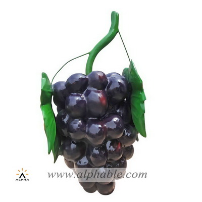 Fiberglass garden grape sculpture FFV-012