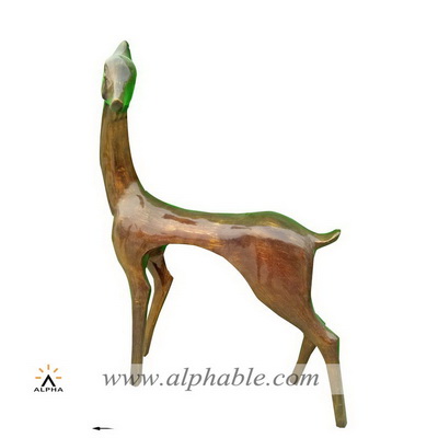Fiberglass abstract deer statue FBM-018