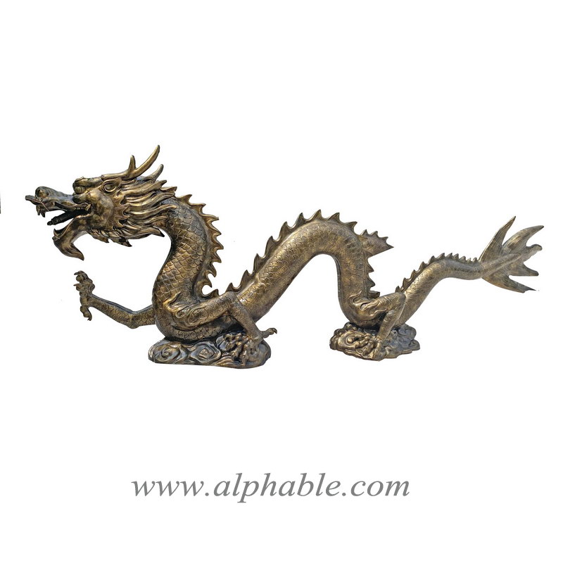 Fiberglass dragon sculpture FBA-101