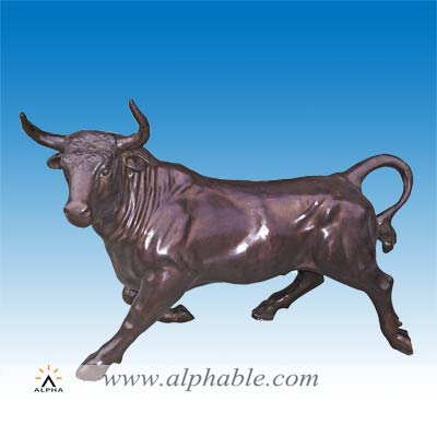 Bronze bull statue CA-007