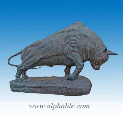 Life size bronze bull sculpture CA-017