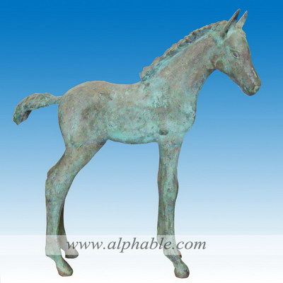 Antique bronze horse sculptures CA-019