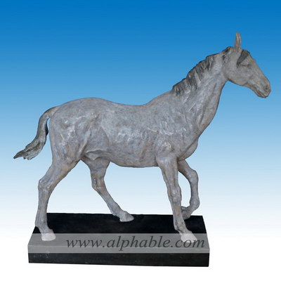 Modern bronze horse sculpture CA-044