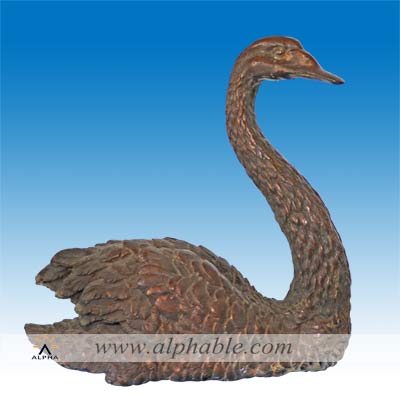Bronze bird sculpture CA-049