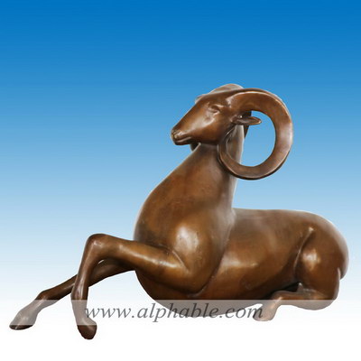Bronze goat sculpture CA-051