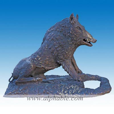 Bronze wildlife sculptures CA-055