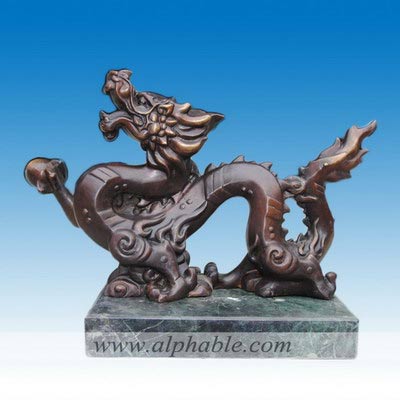 Bronze dragon sculpture CA-068