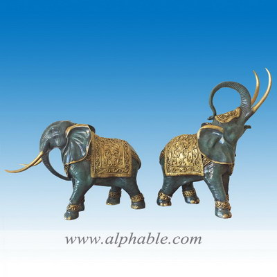 Home decoration art bronze elephant CA-086