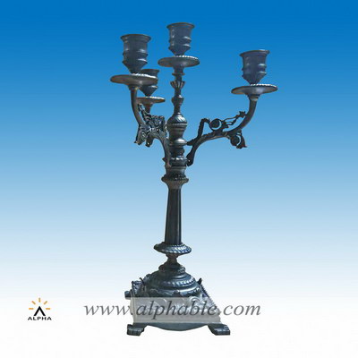 Brass black candle holders CCD-012