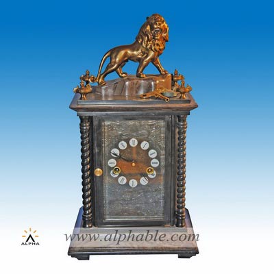 Brass French mantel clock CC-008