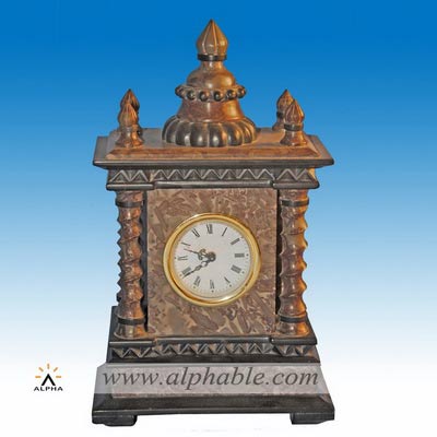 French marble clock CC-019