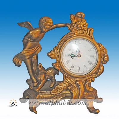 Antique marble mantel clock CC-023