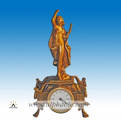 Brass statue decorative clocks CC-025