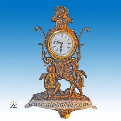 Copper French style clock CC-027