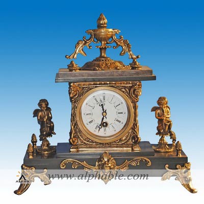 Copper French ormolu clock CC-036