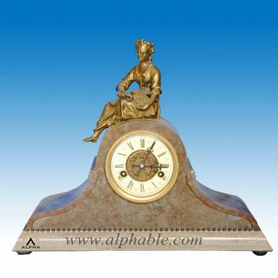 Marble mantel clock CC-043