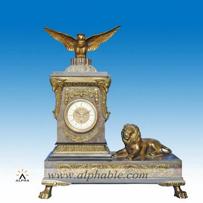 Antique French marble mantel clocks CC-046