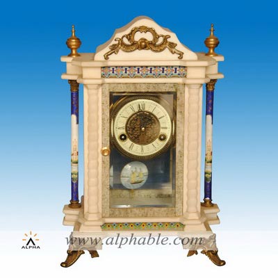 Stone mantel clock CC-049