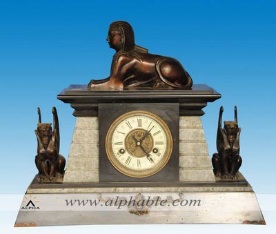French marble mantel clock CC-057