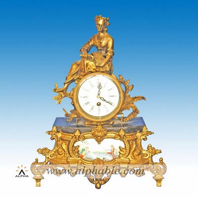 Antique brass clocks for sale CC-062