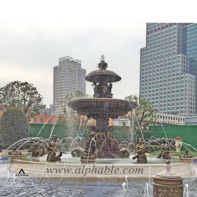 Large size bronze water fountain CCF-008