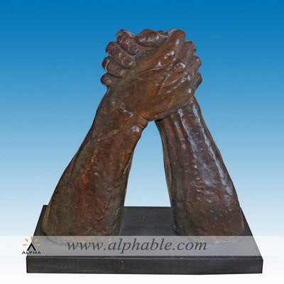 Bronze hand sculpture CMS-004