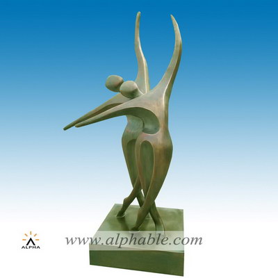 Modern bronze love theme sculpture CMS-010