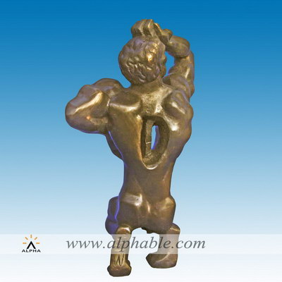 Abstract bronze sculpture CMS-011