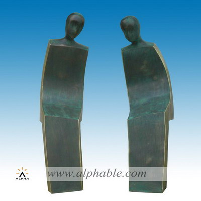 Modern bronze living room sculpture CMS-015
