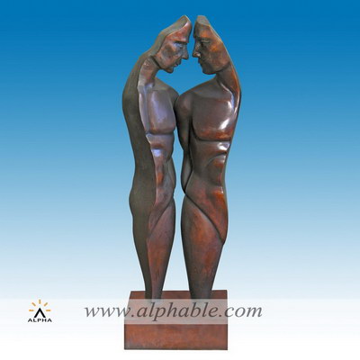Bronze modern human body sculpture CMS-025