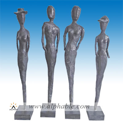 Cast bronze human form sculpture CMS-051
