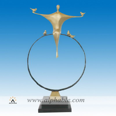Bronze modern sculpture for sale CMS-063