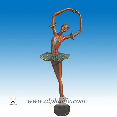 Bronze ballerina sculpture CCS-005