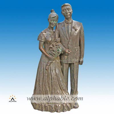 Bronze couple sculpture CCS-029