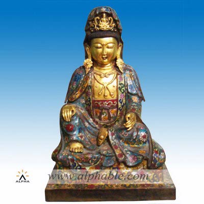 Bronze Chinese buddha statue CCS-036