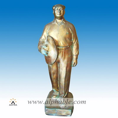 Bronze chairman Mao statue CCS-050