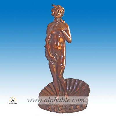 Bronze birth of Venus statue CCS-052