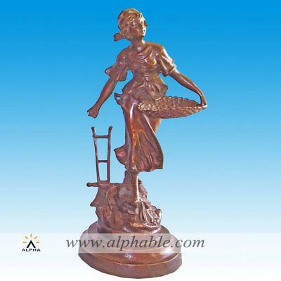 Art deco bronze sculpture CCS-073