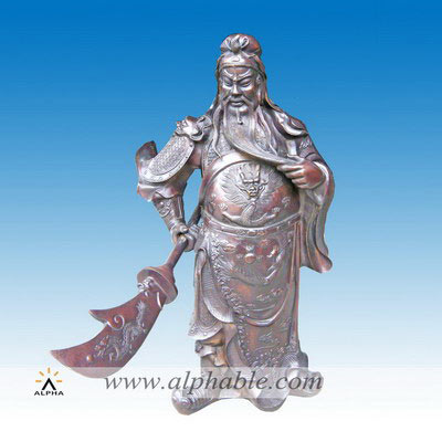 Bronze Guan Gong statue CCS-088