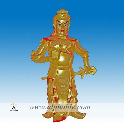 Bronze Asian warrior statue CCS-095