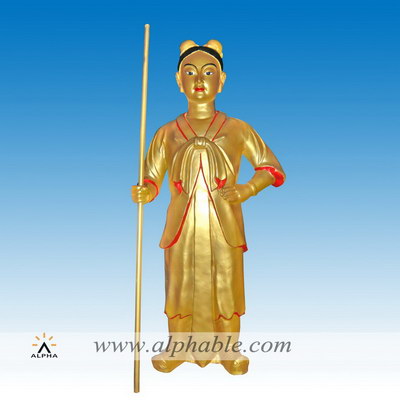 Cast bronze lady buddha statue CCS-098