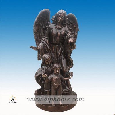 Giant bronze guardian angel sculpture CCS-100